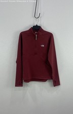 North Face Red Quarter Zip Sweater Women's Size XL