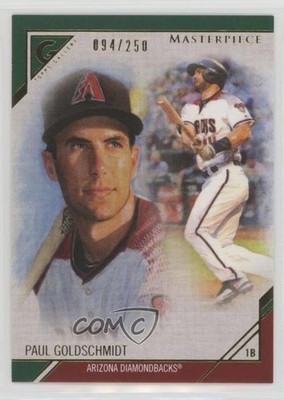 2017 Topps Gallery Masterpieces Green 94/250 Paul Goldschmidt #MP-28 0c6