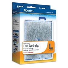 Aqueon QuietFlow Replacement Filter Cartridge Large 3 Pack - 2 Boxes