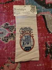 Nostalgic Country Concepts vintage reproduction of an antique feedsack NWT bath