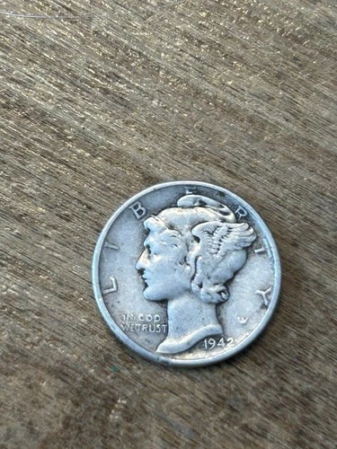 1942 Mercury Dime VF