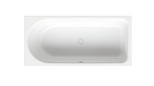 BetteOcean Rechteck-Badewanne, Einbau, Überlauf vorne, Fußende rechts,