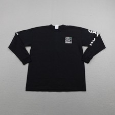 Vintage AMD 64 Athlon FX Shirt Mens Small Black Gaming Gamer Tech Staff Tee Y2K