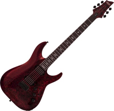 Schecter C-1 Apocalypse Electric Guitar in Red Reign | eBay
