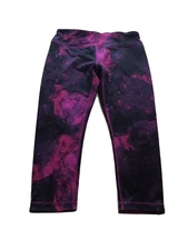 Active Life  Women's Athletic Capri's Size Medium Purple Galxy Colors