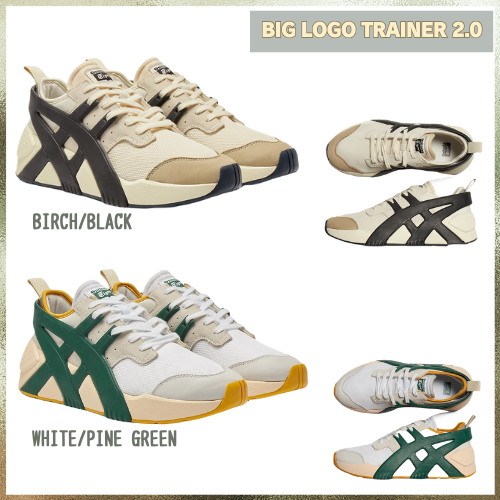Onitsuka Tiger 1183A795 102 200 BIG LOGO TRAINER 2.0 Green Onitsuka Tiger 1183A795 102 200 BIG LOGO TRAINER 2.0 Green