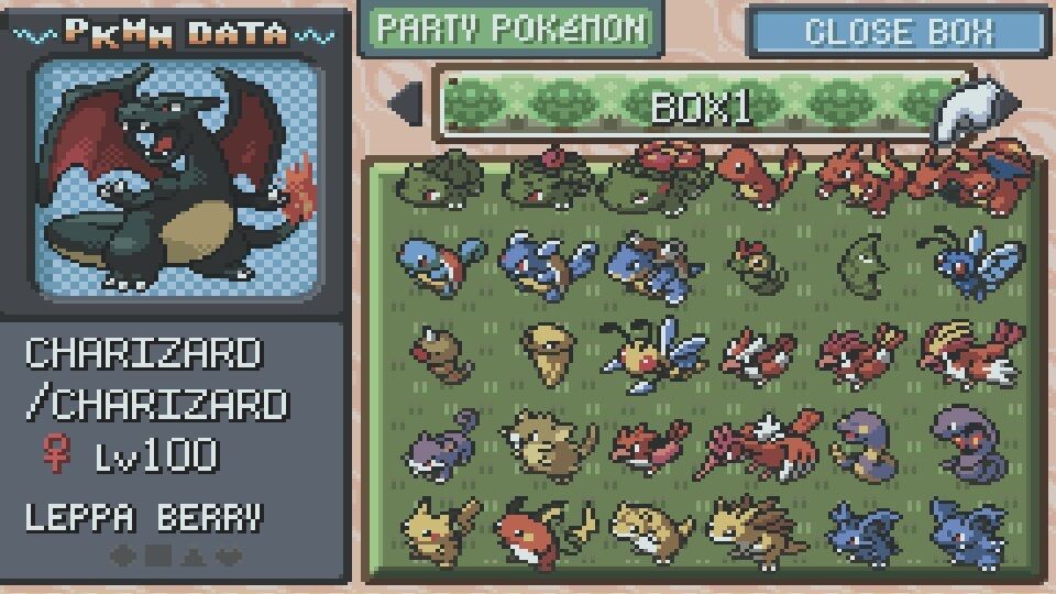 POKÉMON FIRE RED: ALL SHINYS POKÉMON 151 (GBA) 