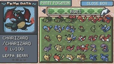 POKEMON FIRERED AUTHENTIC - All 386 SHINY PERFECT SAVE