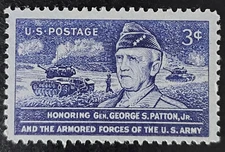 USA 1953 - General Patton & the Armored Forces of the U.S. Army - MNH/Scott#1026