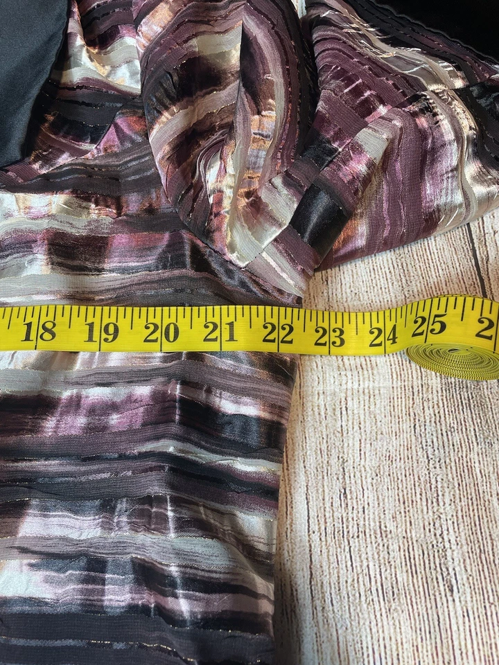 JS Collections Woman Blouse Size 16 W Multicolor 3/4 Sleeve Button Down - Image 4 of 4