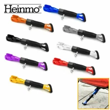 Motorcycle Universal CNC Aluminum  Adjustable Kickstand Foot Side  Support Stand