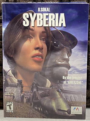 SYBERIA (B. Sokal, Windows PC Game) w/ Box, 2 Discs, Manual