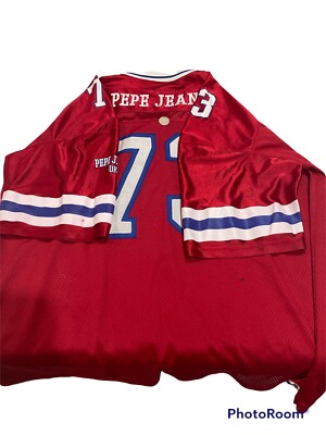 Preowned Pepe Jeans UK Football Team # 73 Stitch Jersey Size XL R1