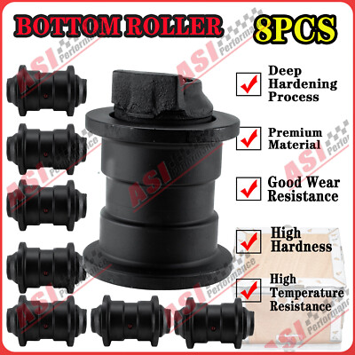 8Pcs Bottom Roller For IHI IHI28J Mini Excavator Undercarriage -HOT