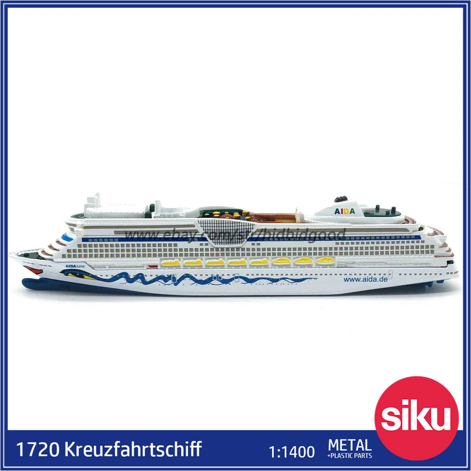 1:1400 Crucero AIDAluna Cruiseliner Diecast Model Ships colección juguete Foto 4 de 4