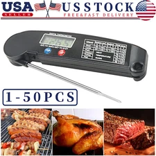 Instant Read Digital Meat Thermometer BBQ Grill Smoker For Kitchen Food Cooking