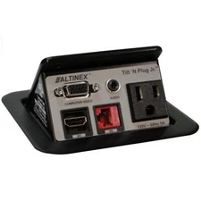 Altinex TNP128 Desk Table Power Tap Grommet Data Center HDMI CAT6 VGA AC Power