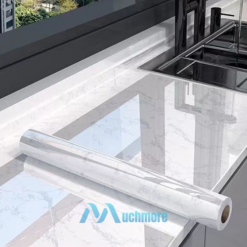 9.9ft Marble Contact Paper Waterproof Self Adhesive Wallpaper Kitchen Countertop - Picture 37 of 77