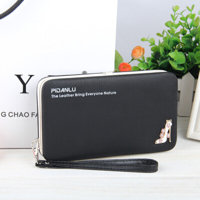 Wallet Designer Women Leather Wallet Black Leather Card Cash