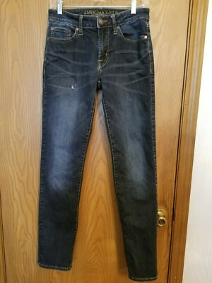 Men's American Eagle Extreme Flex Slim Straight Jeans 28 x 31 1/2''  Distressed