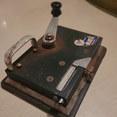 top cigarette roller parts VTG Top-O-Matic Cigarette Machine Front Plate Cigarette Rolling Machine  Parts