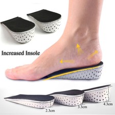 Air Cushion Height Increase Insole Heel Pad Lift Invisible Shoe Insoles Taller