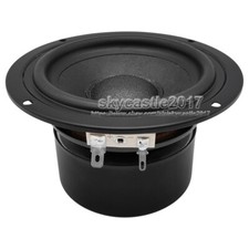 1pcs 4" inch 4/6/8Ohm 15W Hifi Fever Bass Speaker Woofer Car Audio Loudspeaker
