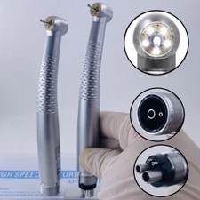 BXY OLED+ 5 Light LED E-Generator Dental High Speed Fiber Optic Handpiece 2/4 H