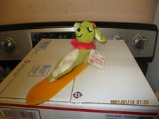 Dakin Dream Pets Hawaiian Hound Dog on Surf Board 45983 CHINA