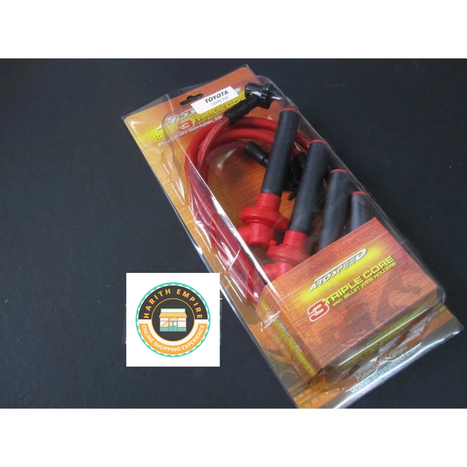 Cable enchufe AROSPEED TRIPLE NÚCLEO 10,2 mm Toyota Corolla Levin 4AGE 20V Foto 3 de 4