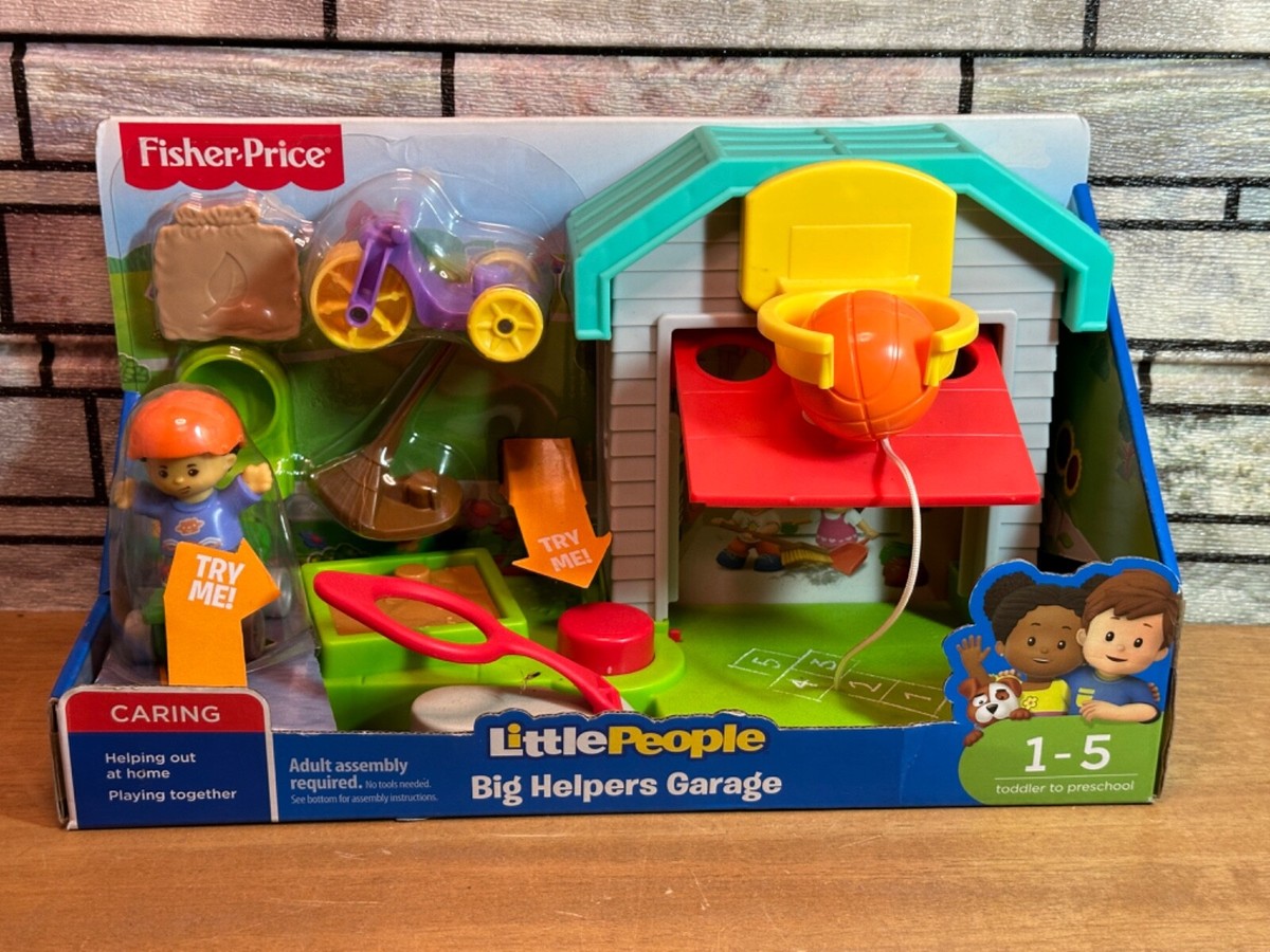 Fisher-Price Little People Big Helpers Garage, Free Same Day QuikShip