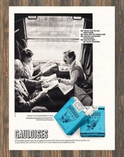 Gauloises Cigarettes - Reklame Werbeanzeige Original-Werbung 1982 (11)