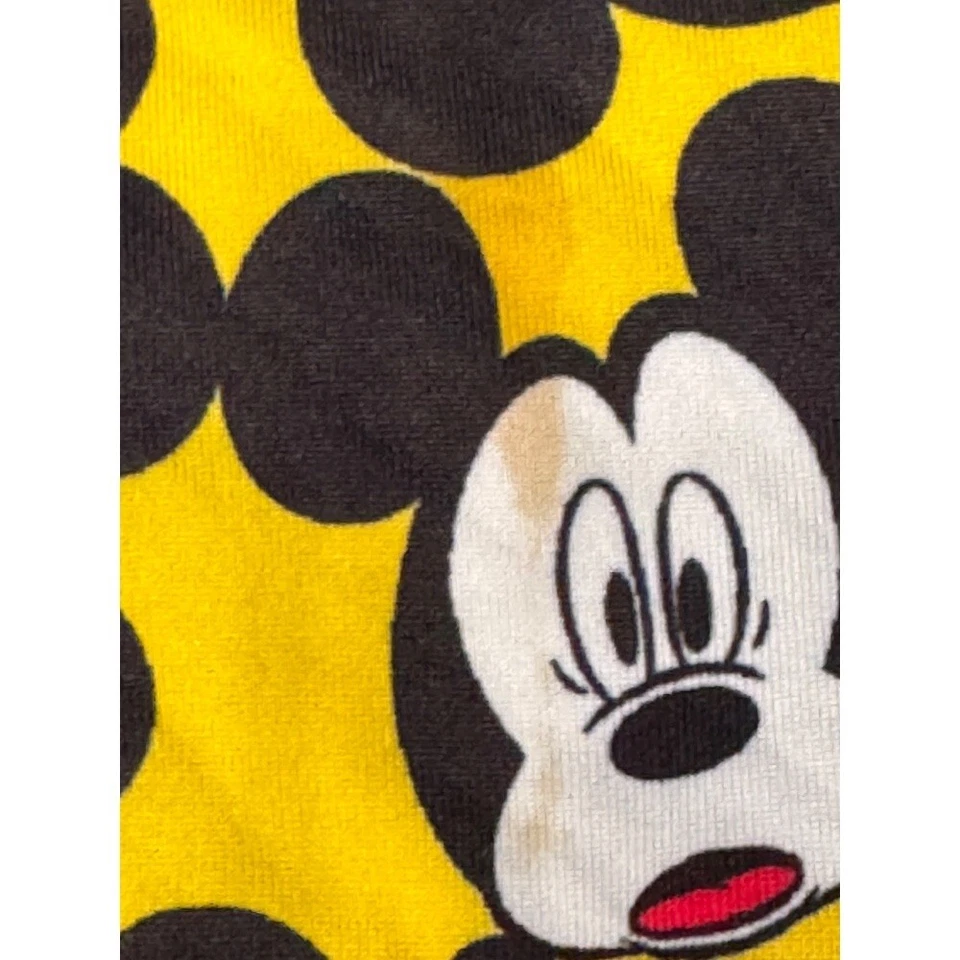Боди Disney Mickey Mouse желтый с графическим принтом цельный размер S - Изображение 3 из 4