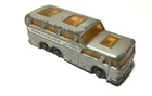 Vintage Matchbox Lesney Series No 66 Greyhound Coach Bus Silver Diecast