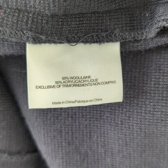 Abito tubino Tory Burch in maglia di lana blu XL nautico preppy business casual