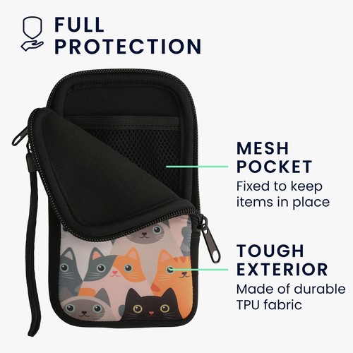Funda de neopreno con cremallera para móvil L - 6,5" - Imagen 3 de 8