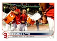 2022 Topps Series 1 Double Bath Boston Red Sox Xander & Valquez #229