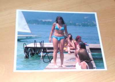 Wencke Myhre, Original Signed Photo 20x25 cm (NST) Mega Sexy