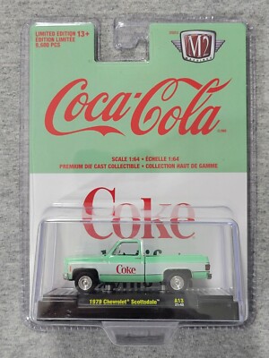 M2 1979 Chevrolet Chevy Scottsdale Coke Coca Cola Toy Truck Diecast Limited 9600