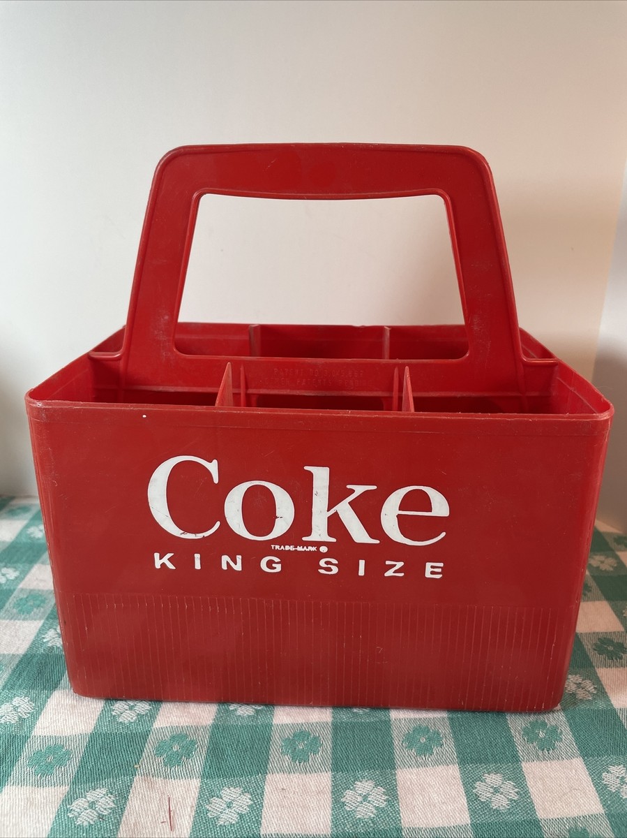 Vintage COCA-COLA Coke King Size RED PLASTIC Six-Pack BOTTLE