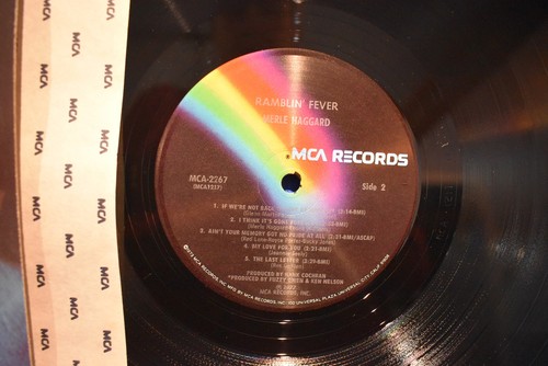 Merle Haggard 'Ramblin' Fever' LP - Picture 2 of 3