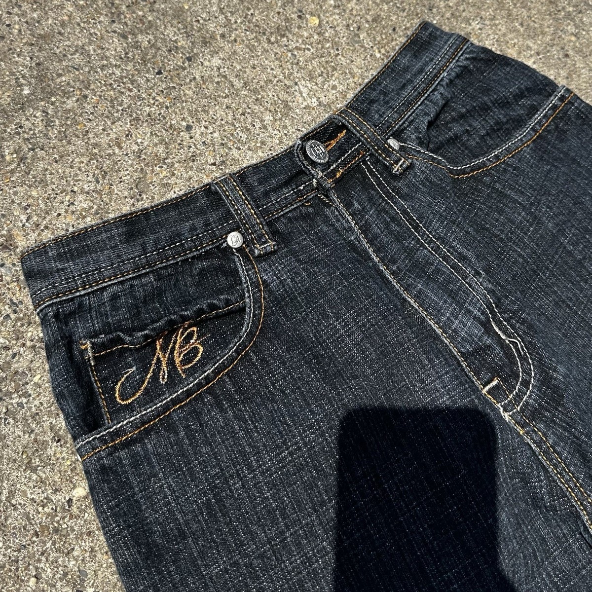 Vintage Y2K 2000s Men's Tupac Shakur Makaveli Brand Jeans/Pants