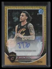 Jaylon Tyson Auto 2025-26 Bowman #BCA-JN Gold Mojo Auto /50