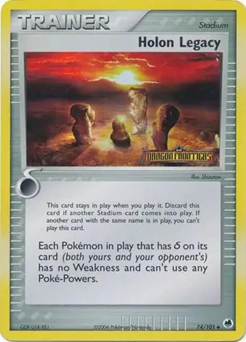 Holon Legacy - 74/101 - Pokemon Dragon Frontiers Reverse Holo LP