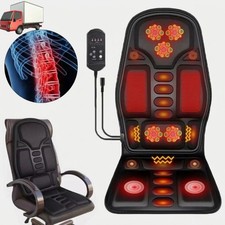 Massage Seat Cushion With Heated Back Neck Body Massager Chair For Home Office