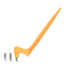 360 Degree Rotating Craft Cutting Tools with 15 30 45 Degree Blade, Yellow