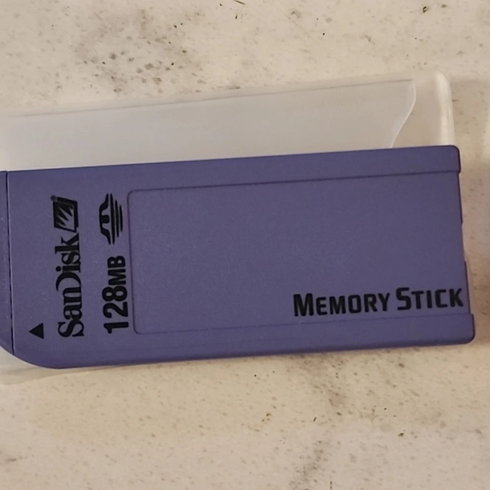 SanDisk Memory Stick 128MB SDMS-128 Camera Memory Card For Sony - Image 3 of 4