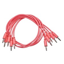 Black Market 60" 3.5mm Patch Cable 5-Pack - Neon Peach