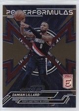 2022-23 Donruss Elite Power Formulas Gold 8/10 Damian Lillard #8 3zh