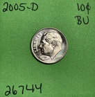 2005 D Roosevelt Dime 10c BU Brilliant Uncirculated US Coin